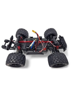 Радиоуправляемый монстр MJX Hyper Go 10208 V2 (черный) Brushless 4WD 2.4G LED 1/10, без ЗУ и акб