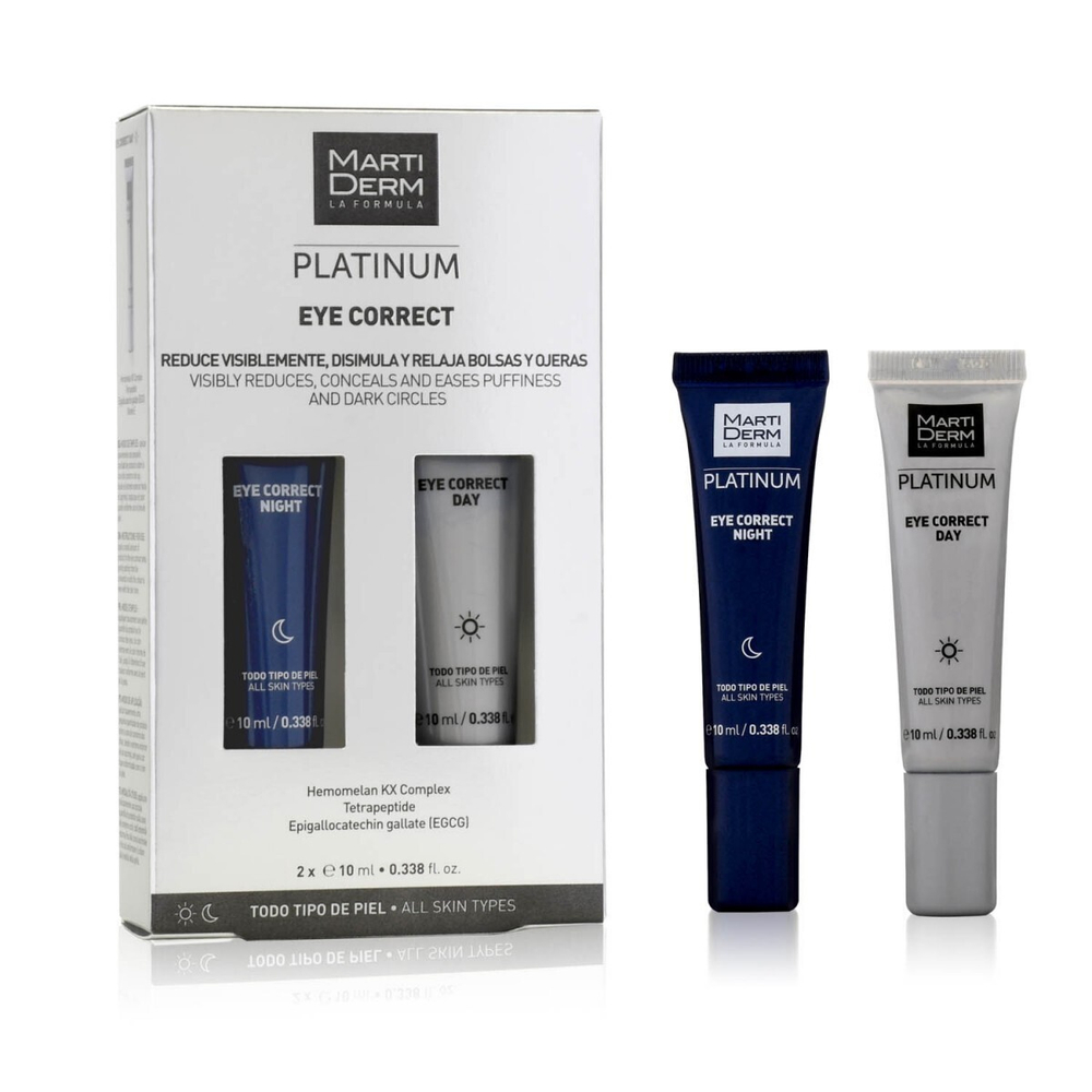Martiderm Eye Correct Platinum - Крем для контура глаз Мартидерм Платинум, 2х10 мл