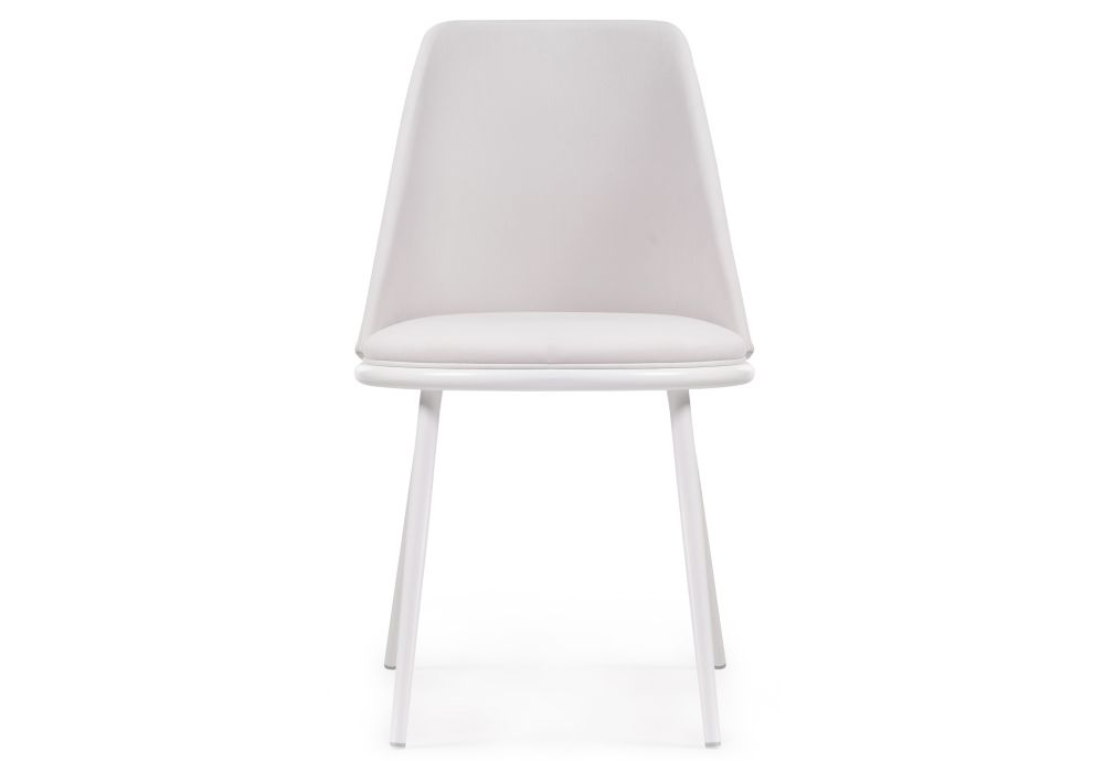 Стул на металлокаркасе Алдис катания вайт / белый матовый