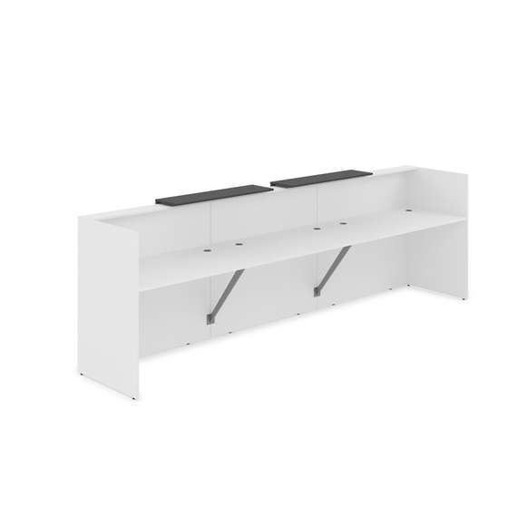 1КР-ДС.002.1 Комплект Ресепшн с фартуком ЛДСП (3632*762*1161) (с подсветкой)