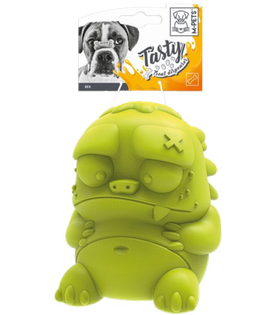 Игрушка для собак ЗОМБИК с дозатором угощений  цв.зелёный MPets Арт.10637603