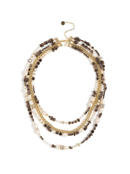 Колье "Hematitte Pearl Marriot" Gold