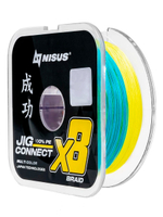 Шнур плетеный для рыбалки NISUS JIG CONNECT X4 PE Light Green 150m #0.4, 0.10mm 3.6кг/7.9LB (T-N-JC-X4-0.10-150-LG)