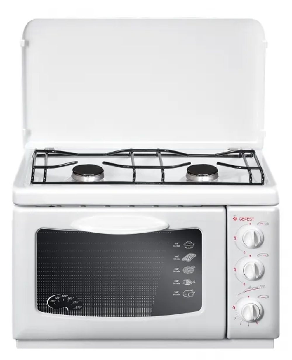 Плита газовая настольная GEFEST ПГ 100 (бел.)
