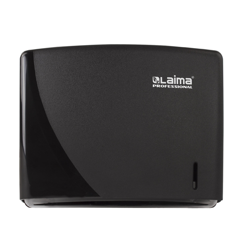 Диспенсер для полотенец LAIMA PROFESSIONAL ORIGINAL (Система H3), V-сложения, черный, ABS.