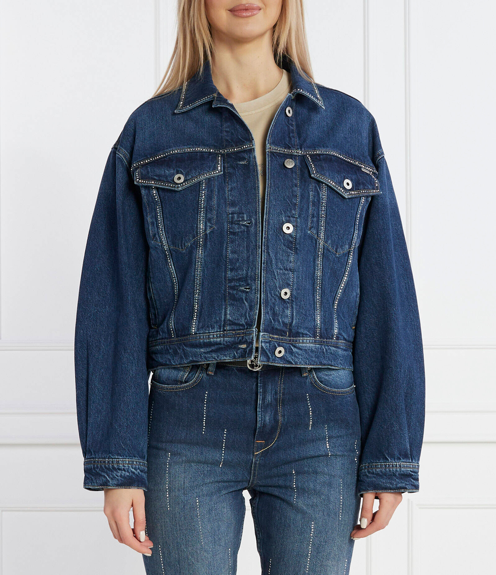 Джинсовая куртка TURNER SPARKLE Pepe Jeans London - темно-синий(PL402328)