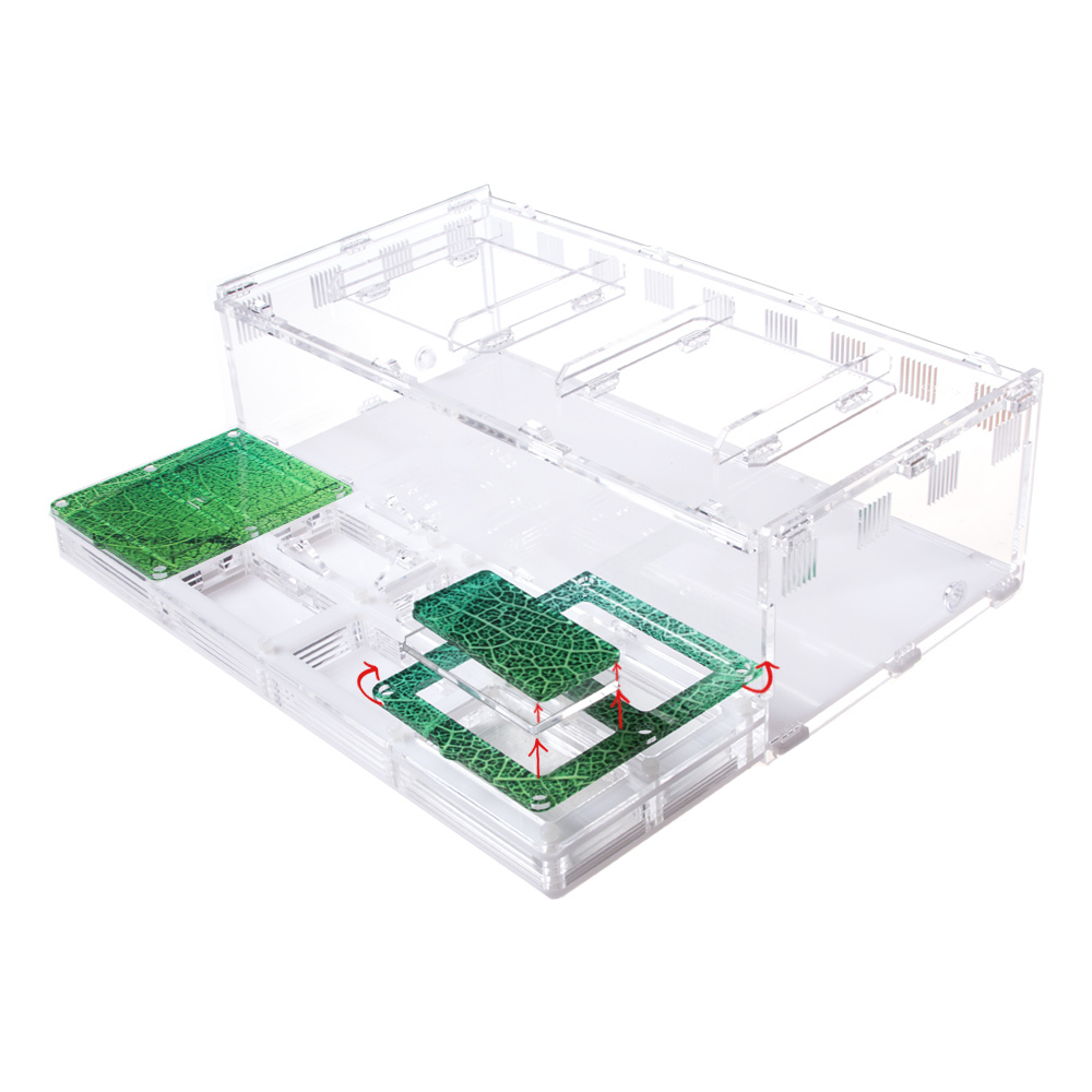 Муравьиная ферма Direct XL зеленый лист