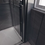 Душевая дверь Veconi Premium Trento PTD30-B-120-01-C4 прозрачная/профиль черный матовый