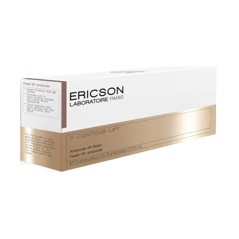 Ericson Laboratoire Сыворотка Флеш-лифт FLASH-LIFT AMPOULE 5 ампул по 1 мл в коробке