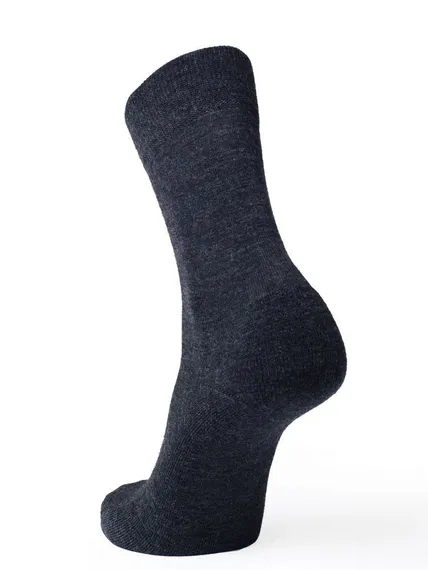 Термоноски женские Norveg Soft Merino Wool 9SMWWRU-041,тёмно-серый меланж