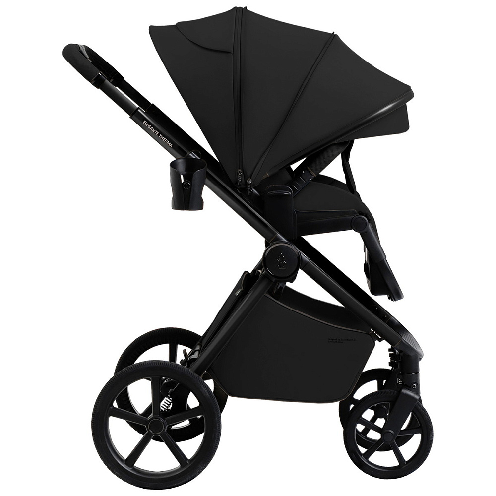 Детская коляска 2 в 1 Sweet Baby SBL Elegante Therma Colore 427709 Black