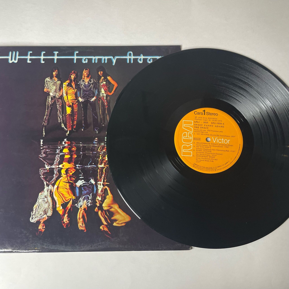 Винтажная виниловая пластинка LP The Sweet, Sweet Fanny Adams (Испания 1974)