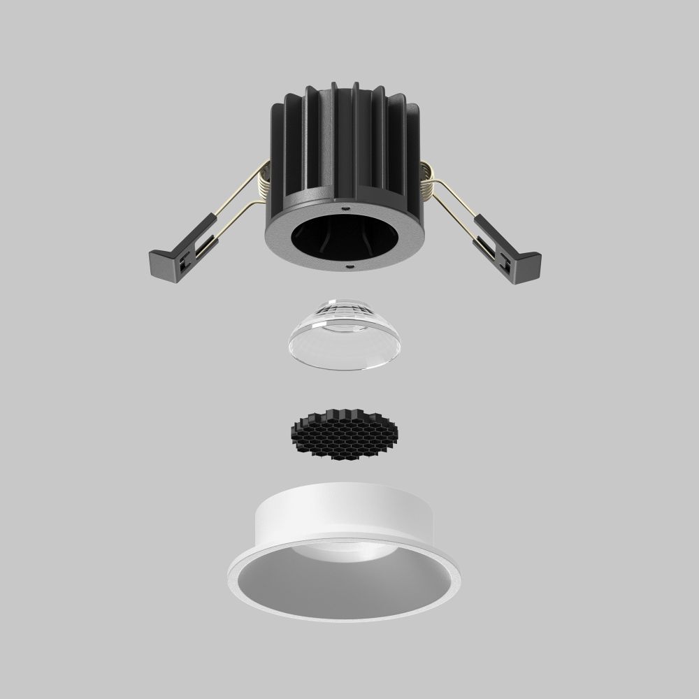 Светильник встраиваемый светодиодный Maytoni   DL058-7W2.7K-W