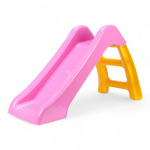 Горка детская 70 см, розовый/желтый