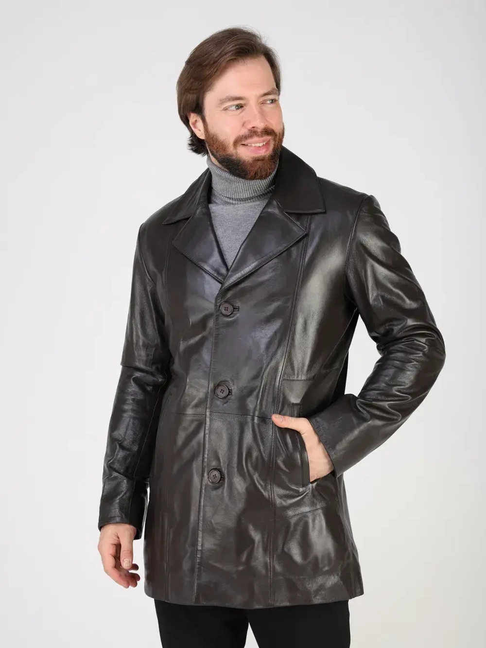 Кожаная куртка демисезонная блейзер пиджак