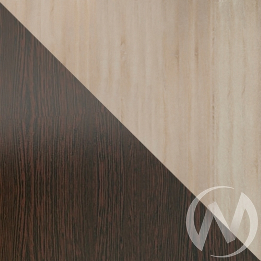 Шкаф 4х ств Спальня Лирика (дуб сонома/венге)