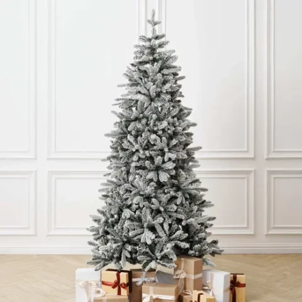 Заснеженная елка «Bourget» (Литая+пвх) от 1,5 м до 3 м