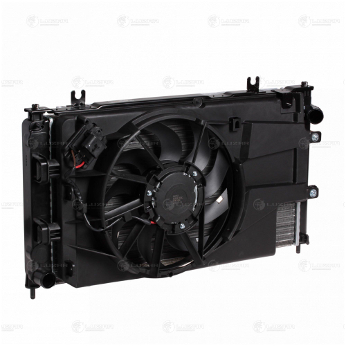 Блок охлаждения ВАЗ 2190 Гранта (радиатор+конденсер+вентилятор) тип KDAC Luzar