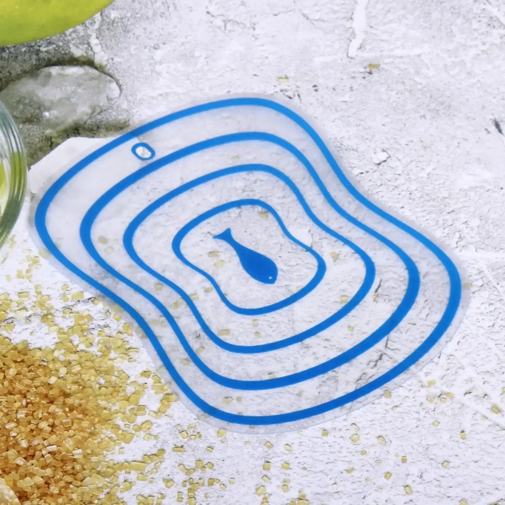 Доска разделочная пластиковая гибкая 20*15см «Рыба»