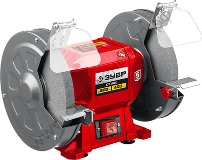 ЗУБР d 200 мм, 400 Вт, Точильный станок (СТ-200)