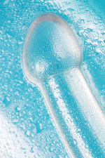 Прозрачный нереалистичный фаллоимитатор 22см ToyFa Jelly Dildo XL 882028-1