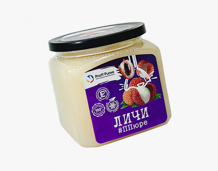 ПЮРЕ Proff Puree из личи 10% сахара (Банка 500гр)