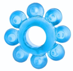 Голубая гелевая насадка-цветок (Цвет: голубой)