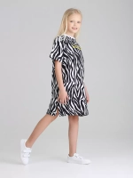 Платье в садик для девочки с принтом