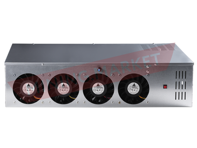 Тушка для майнинга на 8 видеокарт "S-PLUS", супер-тихая