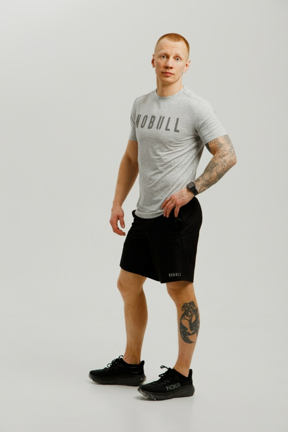 Футболка NOBULL светло-серая