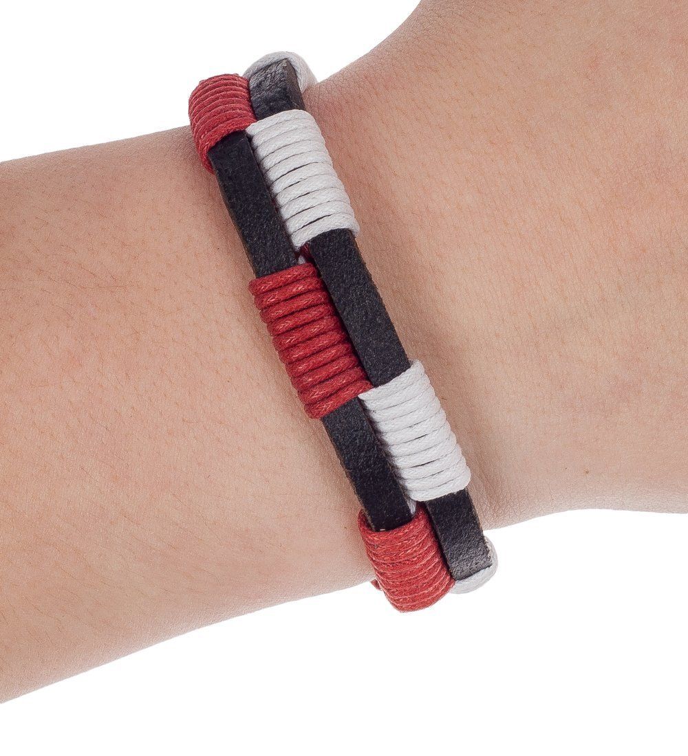 Y-BKB077 Браслет цветной нат.кожа