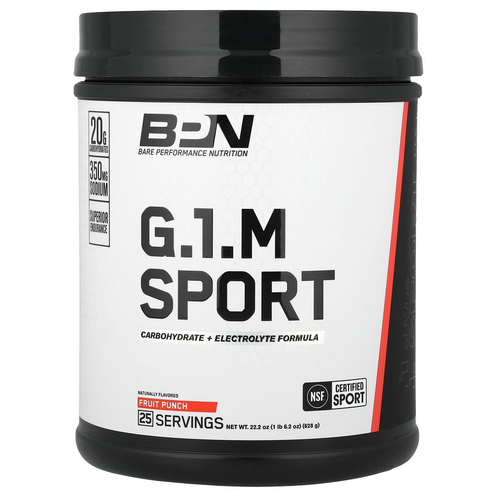 BPN, G.1.M Sport, фруктовый пунш, 628 г (1 фунт 6,2 унции)