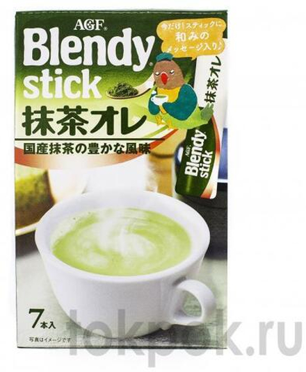 Чай матча с молоком растворимый Blendy Cafe Latory Matcha Milk, 84 гр