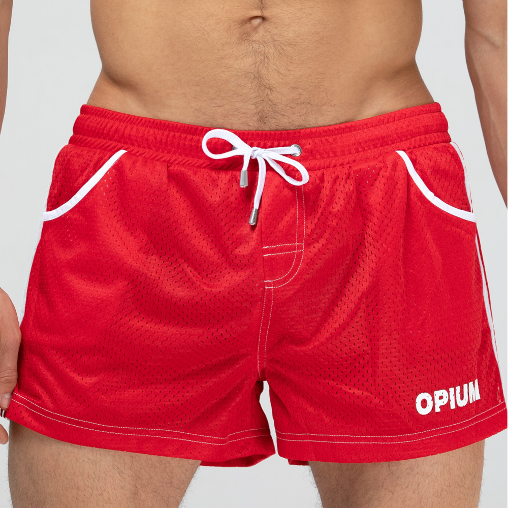 Мужские шорты пляжные красные Opium Sport&Home F-132
