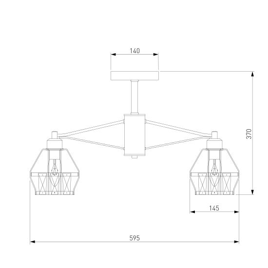 70075/5 / потолочный светильник /   белый