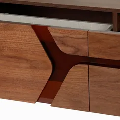 ТВ-Тумба Ailin 188х50 см, шпон ореха, меламин