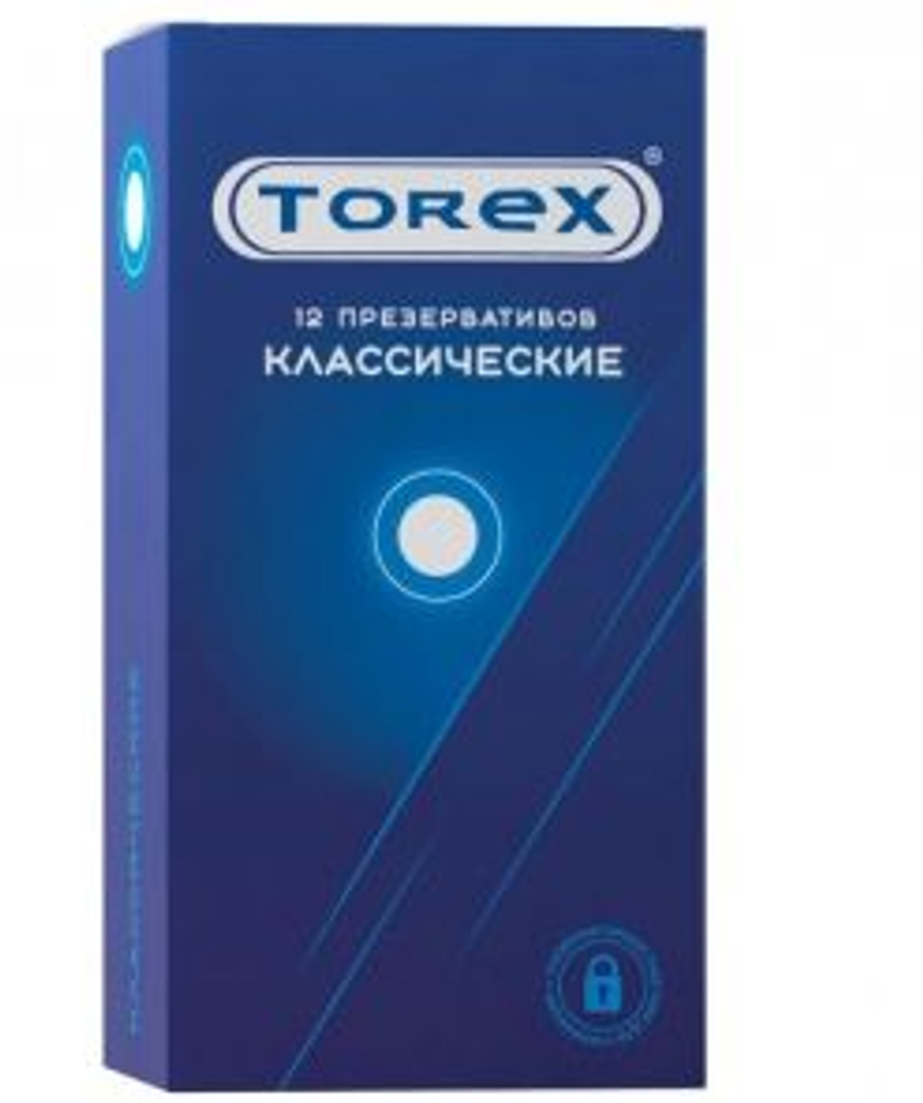 Гладкие презервативы Torex Классические - 12 шт.