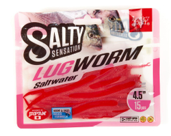 Черви съедоб. искусст. LJ Salty Sensation LUGWORM 4.5in (11,40)/F40 15шт.