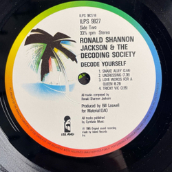 Винтажная виниловая пластинка LP Ronald Shannon Jackson And The Decoding Society Decode Yourself (UK 1985)