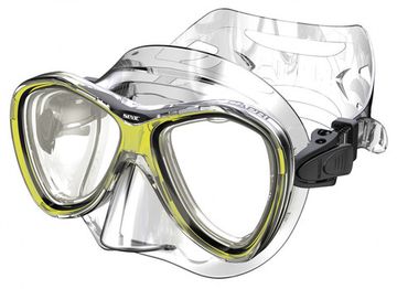 Маска Seac Capri желтая рамка/прозрачный силикон