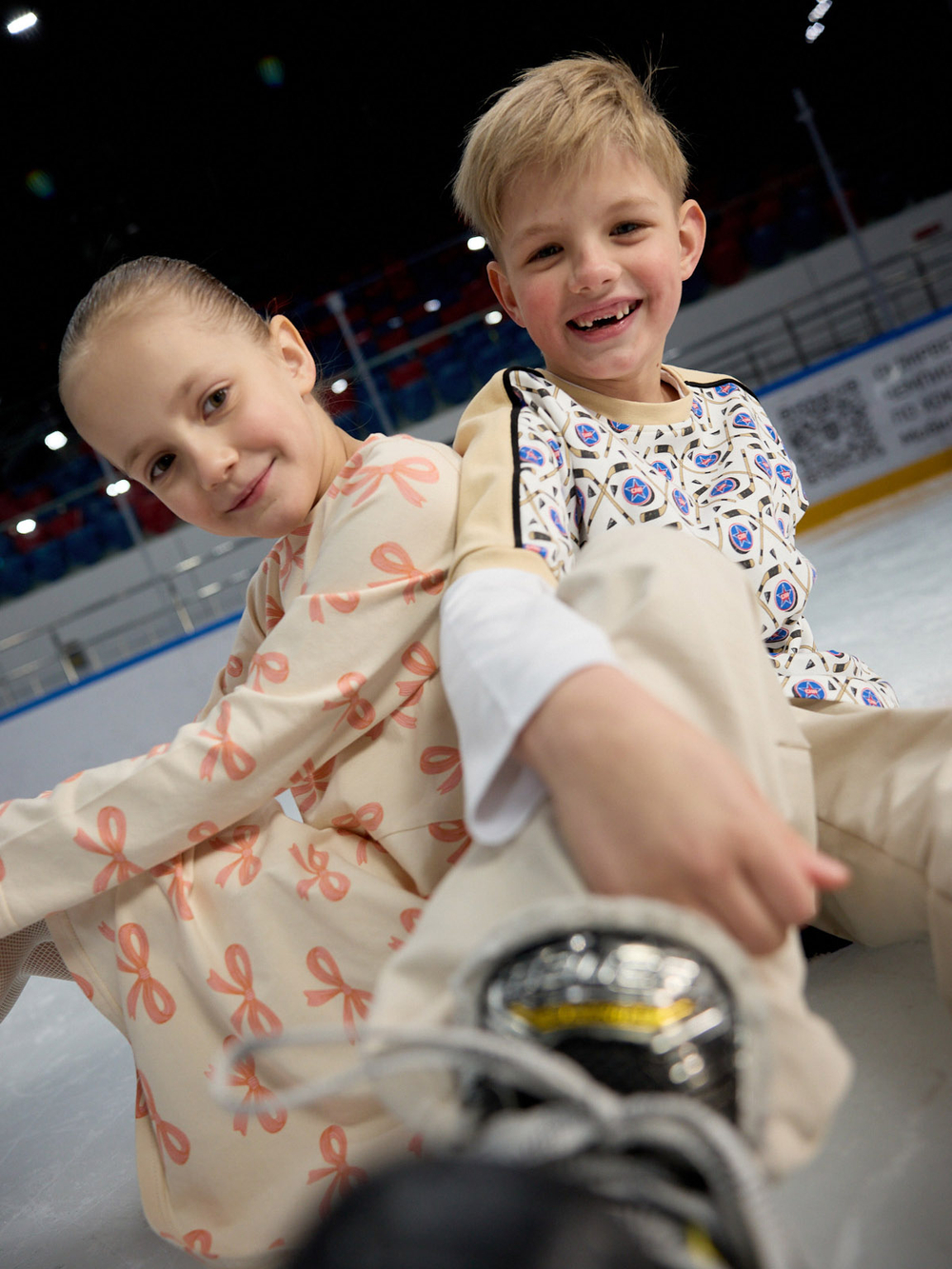 Платье с длинным рукавом Mjölk Бантики