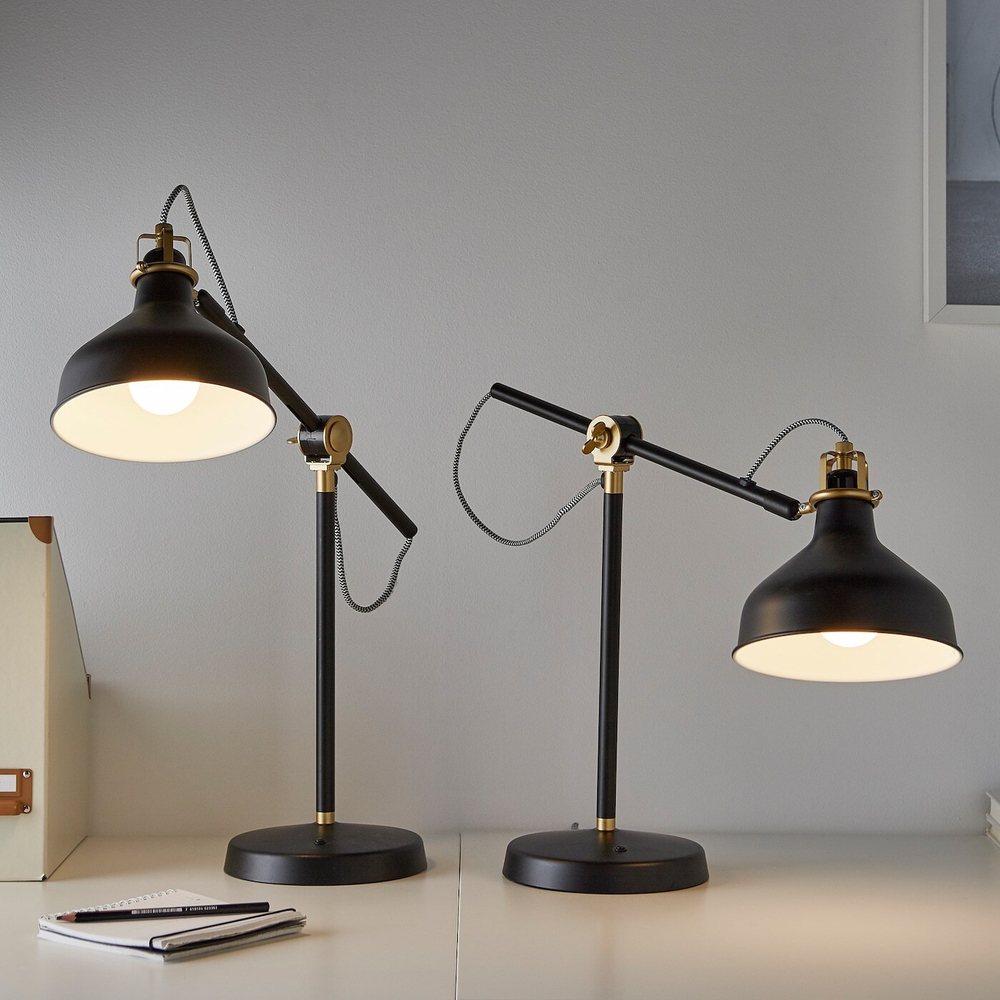IKEA RANARP  (ИКЕА РАНАРП)  -  Настольная лампа, черная
