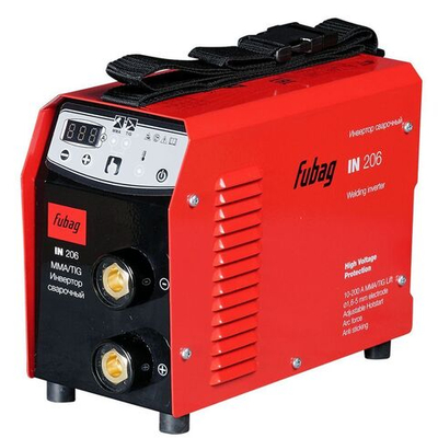 Сварочный аппарат инверт, Fubag, IN 206, 7 кВт, 200 А, электрод