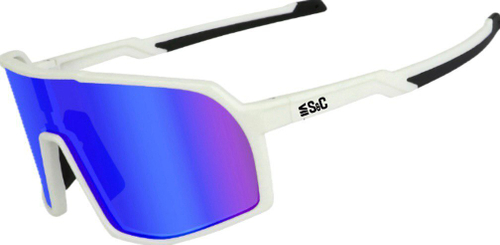 Очки S&C YOUCAN Full revo blue mirror, Matt white SC85800