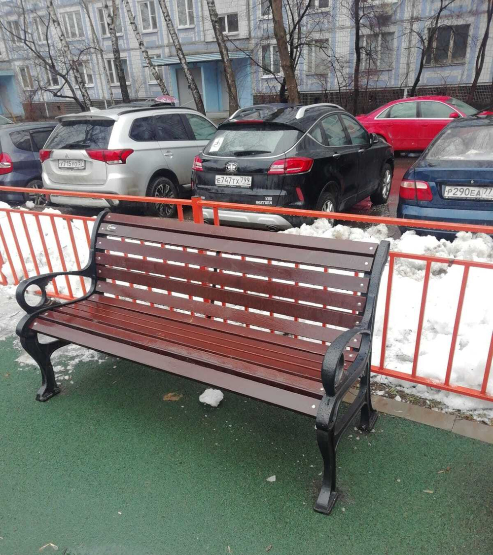 Скамейка чугунная «Наутилус»