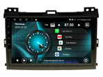 Магнитола для Toyota Land Cruiser Prado 120, Lexus GX470 (экран климата внизу) - Vaycar VA77-0456 на Android 13, 8-ядер, 4G SIM-слот