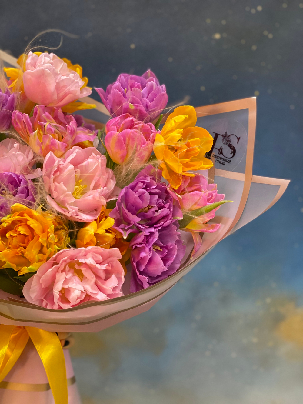 Букет № 47 из Тюльпанов (микс)