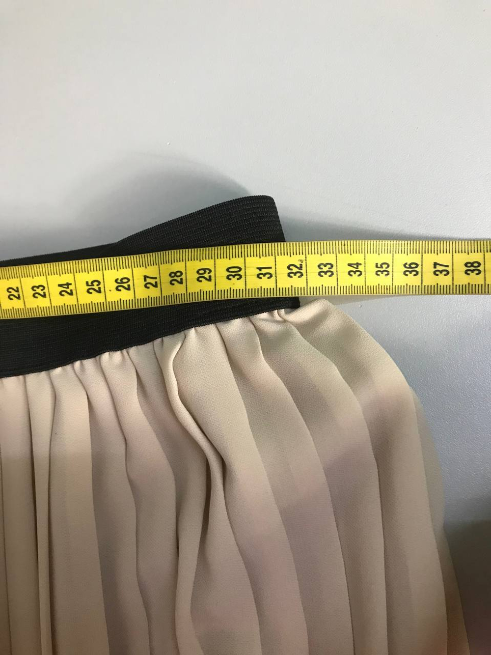 Юбка Kaos плиссе нежного цвета, маркировка М, визуально 46 размер