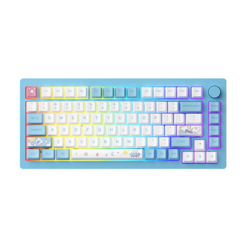 Monsgeek M1W, Haze Pink, Switch Fairy Silent