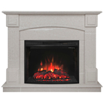 Каминокомплект Real Flame Carolina 24/25,5 WT-F714 с очагом Evrika 25,5